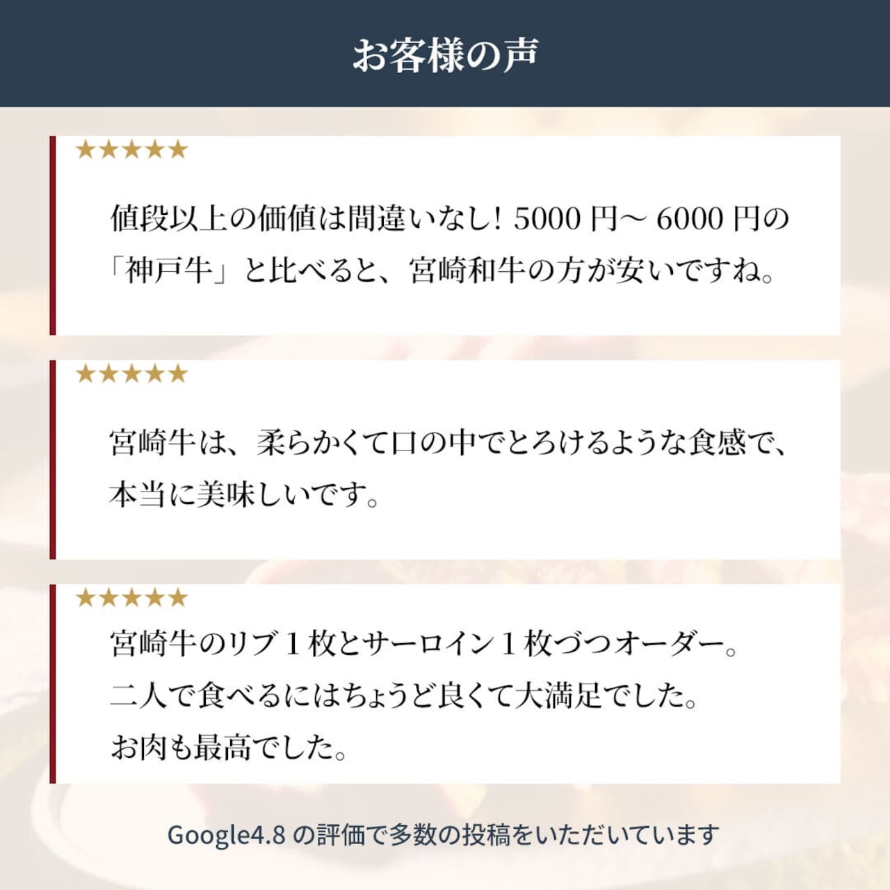 宮崎牛サーロイン焼肉用 A4等級以上300g 150g×2枚(2~4人前)|和牛オリンピック連覇ブランド 冷凍便 - 商品写真 15/18