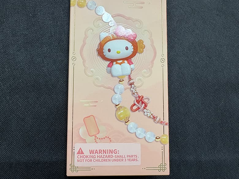 【Hello Kitty】ハローキティ チャイニーズスタイル(中華風)スマホチェーン(Phone Chains) - 商品写真 2/5