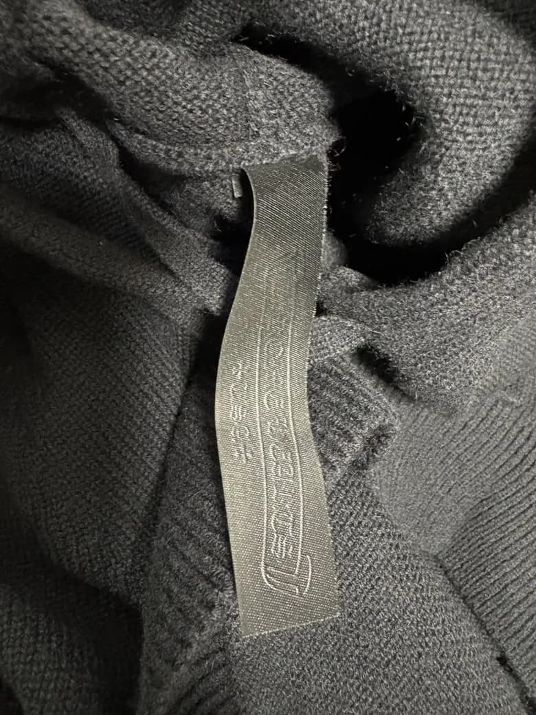CHROME HEARTS クロスレザーパッチ ニットパーカー - 商品写真 7/9