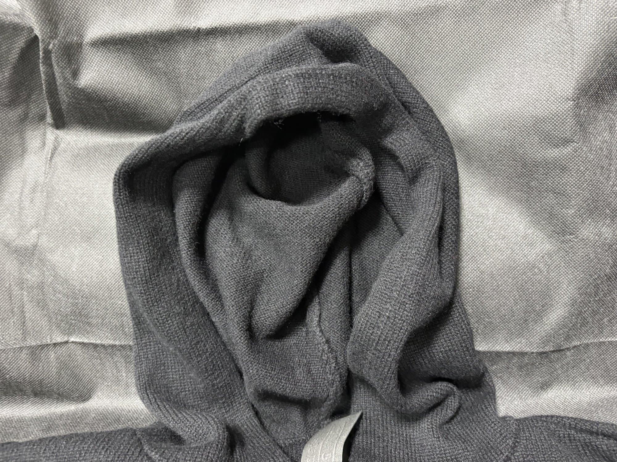 CHROME HEARTS クロスレザーパッチ ニットパーカー - 商品写真 3/9