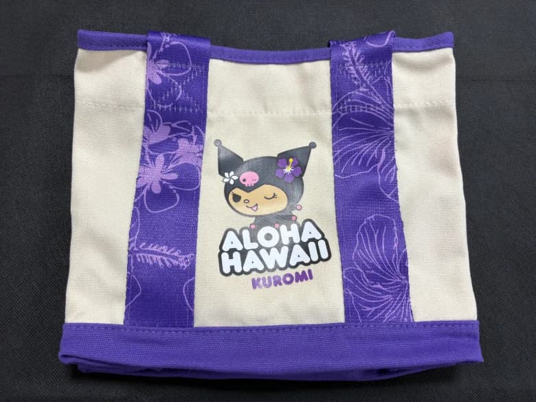 HAWAII ハワイ クロミのミニトートバッグとぬいぐるみセット