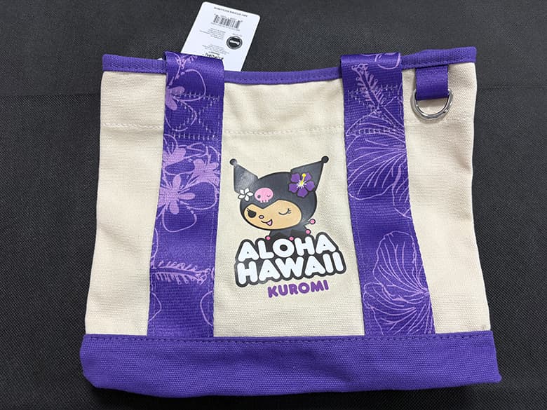 HAWAII ハワイ クロミのミニトートバッグとぬいぐるみセット - 商品写真 2/6