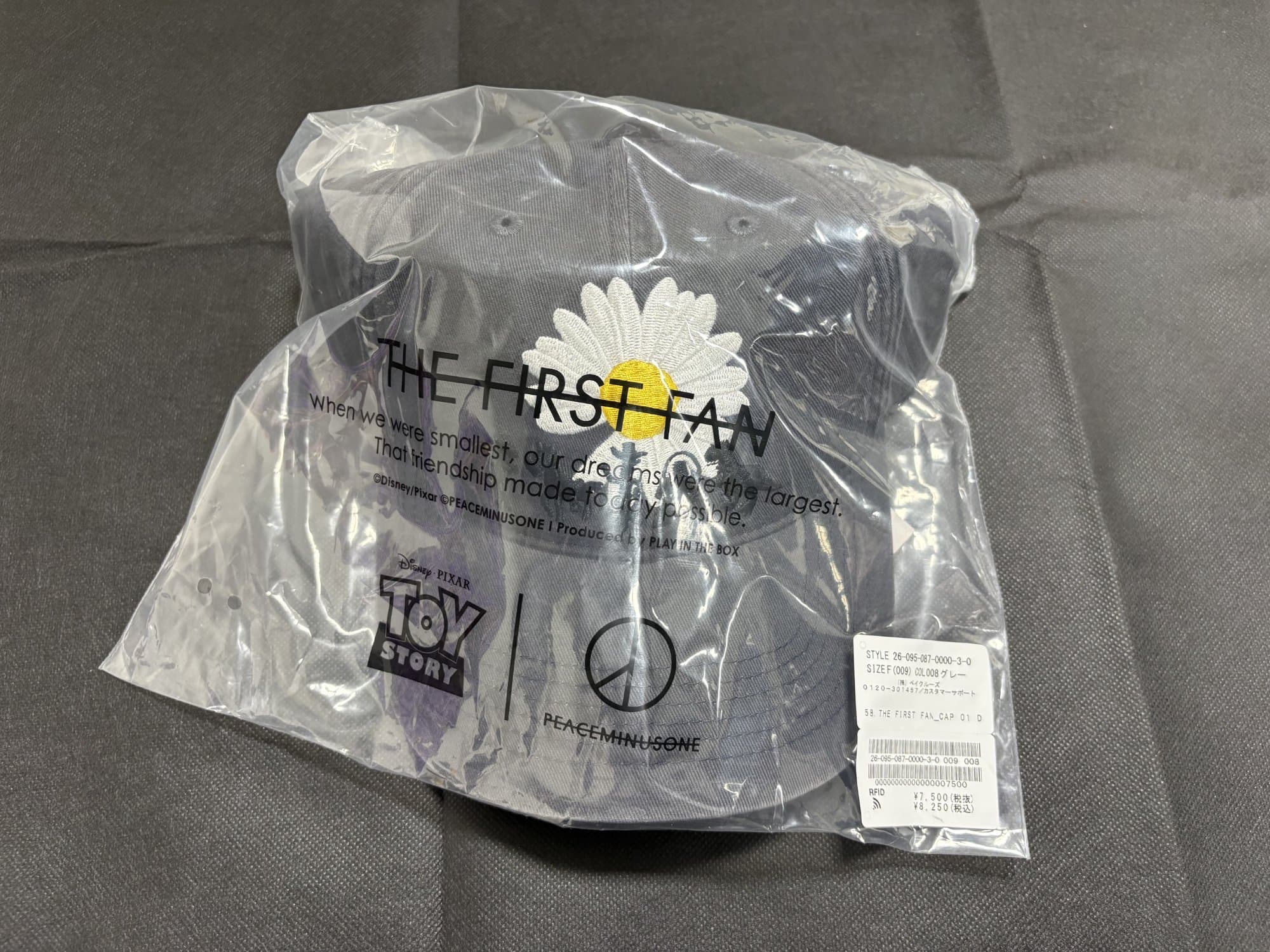 PEACEMINUSONE Toy Story キャップ グレー - 商品写真 2/6