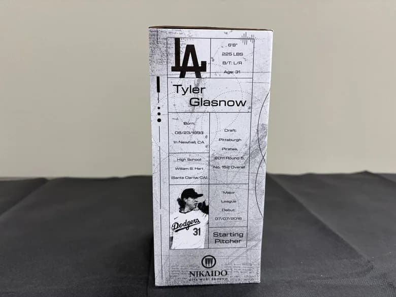 Tyler Glasnow Los Angeles Dodgers ボブルヘッド - 商品写真 3/7