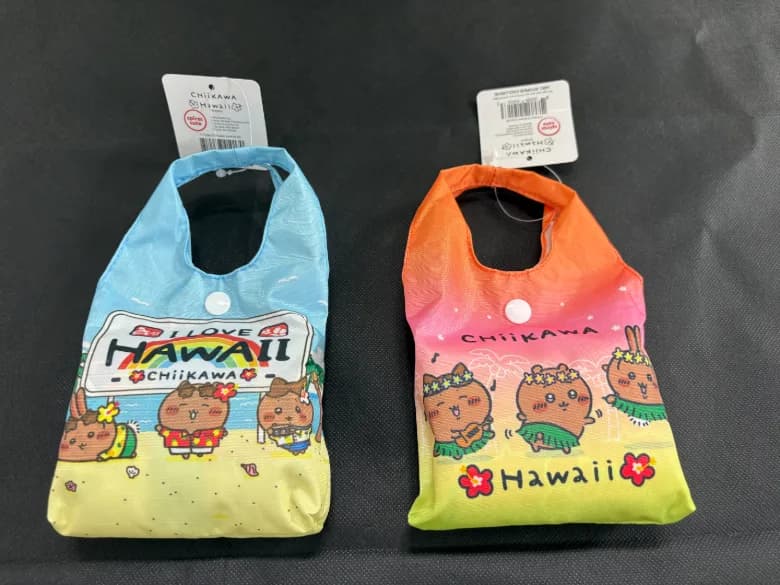 折りたたみ 日焼け ちいかわ ハワイ限定 ハワイアンエコバック - 商品写真 4/7