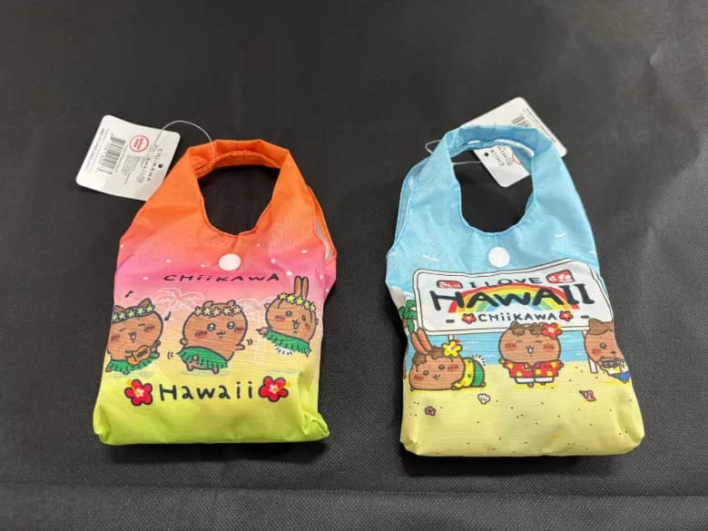 折りたたみ 日焼け ちいかわ ハワイ限定 ハワイアンエコバック - 商品写真 7/7