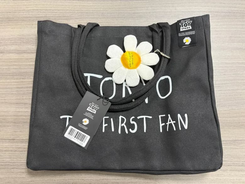 PEACEMINUSONE × TOY STORY "THE FIRST FAN" キャンバストートバッグ ブラック Woody